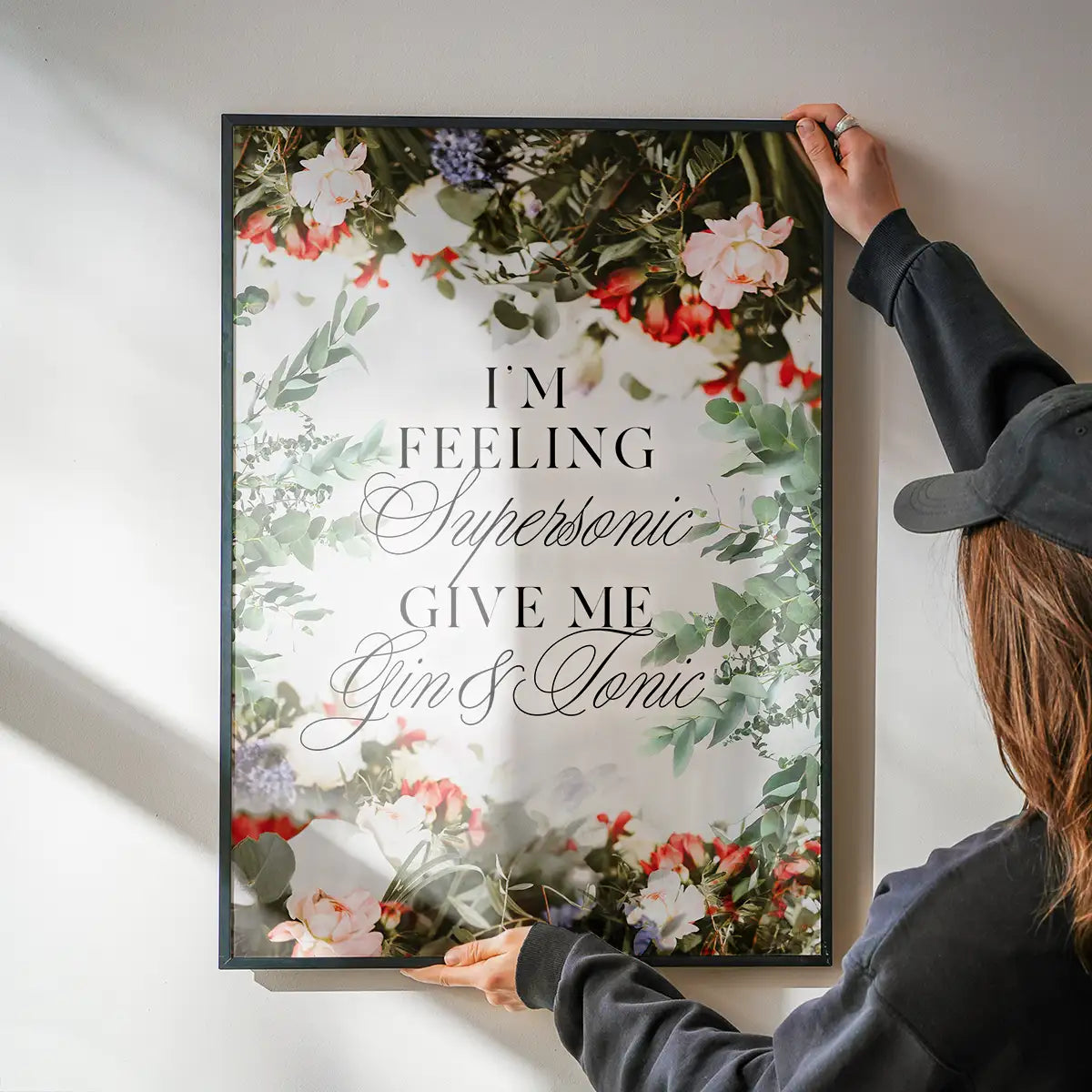 Supersonic Gin & Tonic Lyrics Print