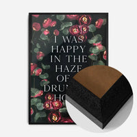 I Was Happy In The Haze Of a Drunken Hour Lyrics Print