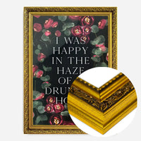 I Was Happy In The Haze Of a Drunken Hour Lyrics Print
