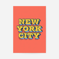New York City Typography Print