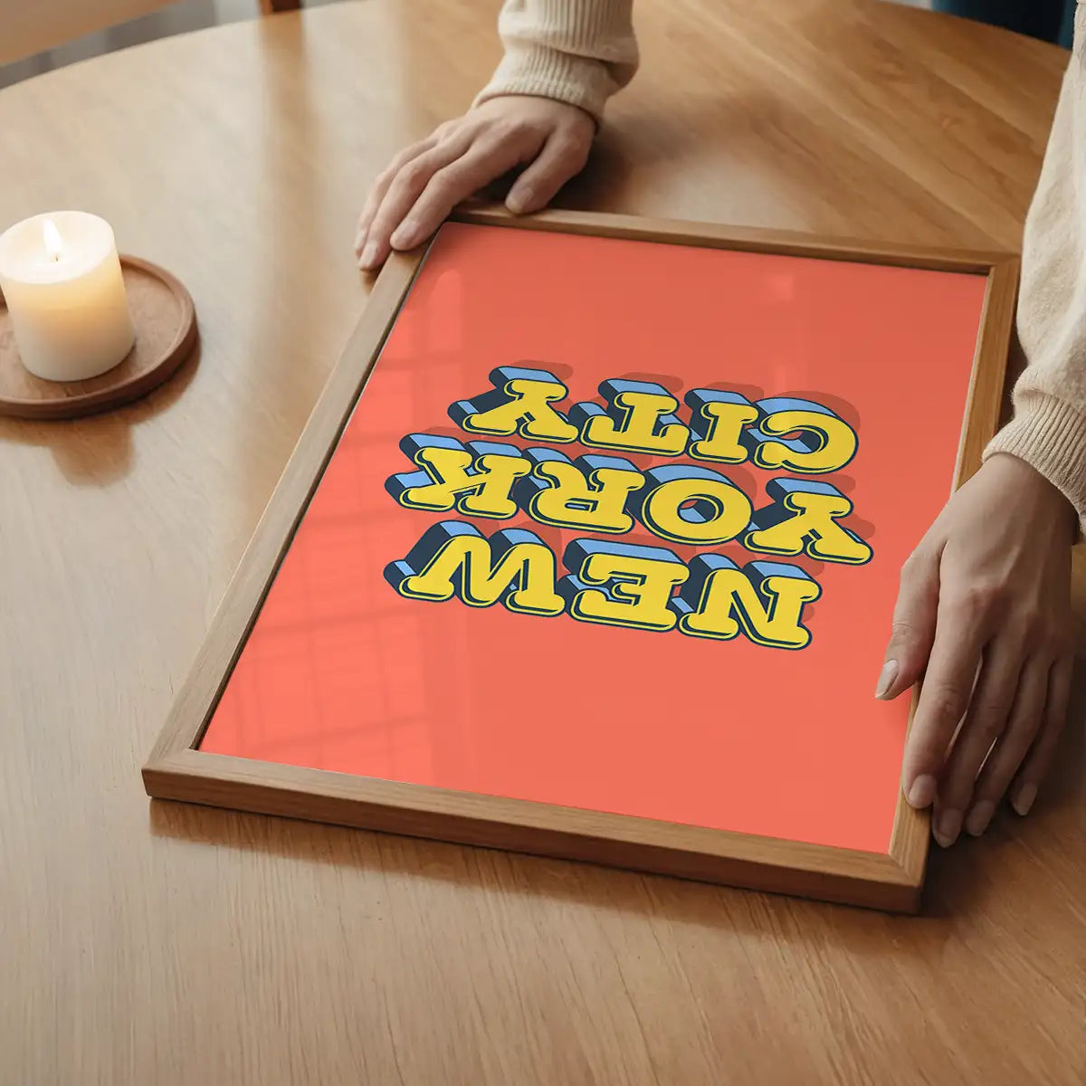 New York City Typography Print