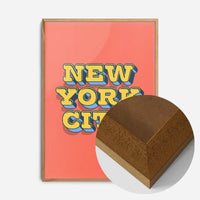 New York City Typography Print
