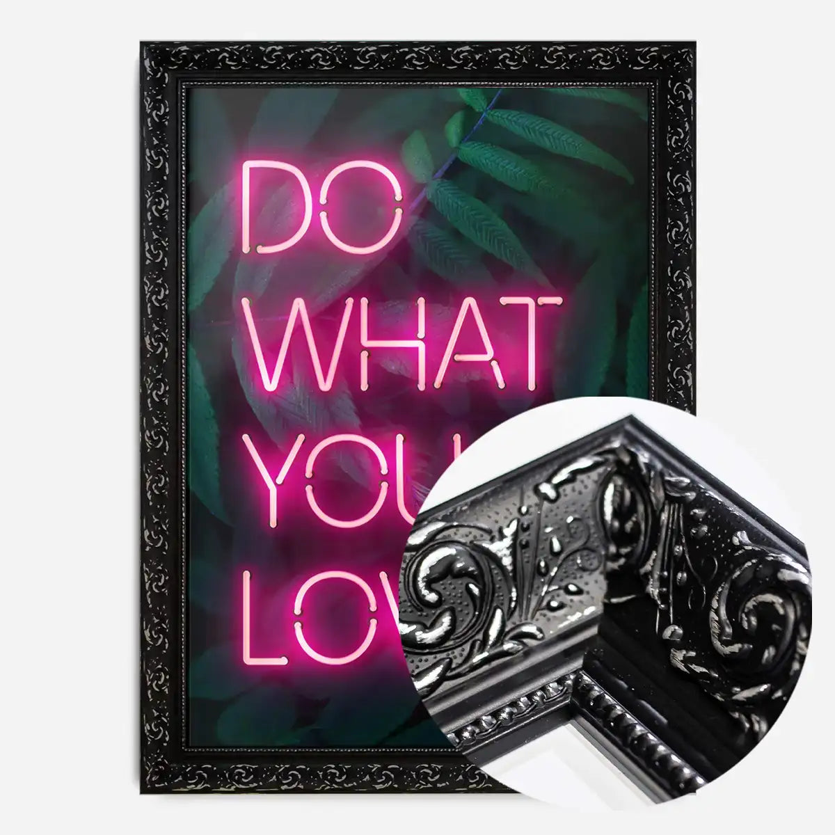 Do What You Love Neon Quote Print – InkAndDrop