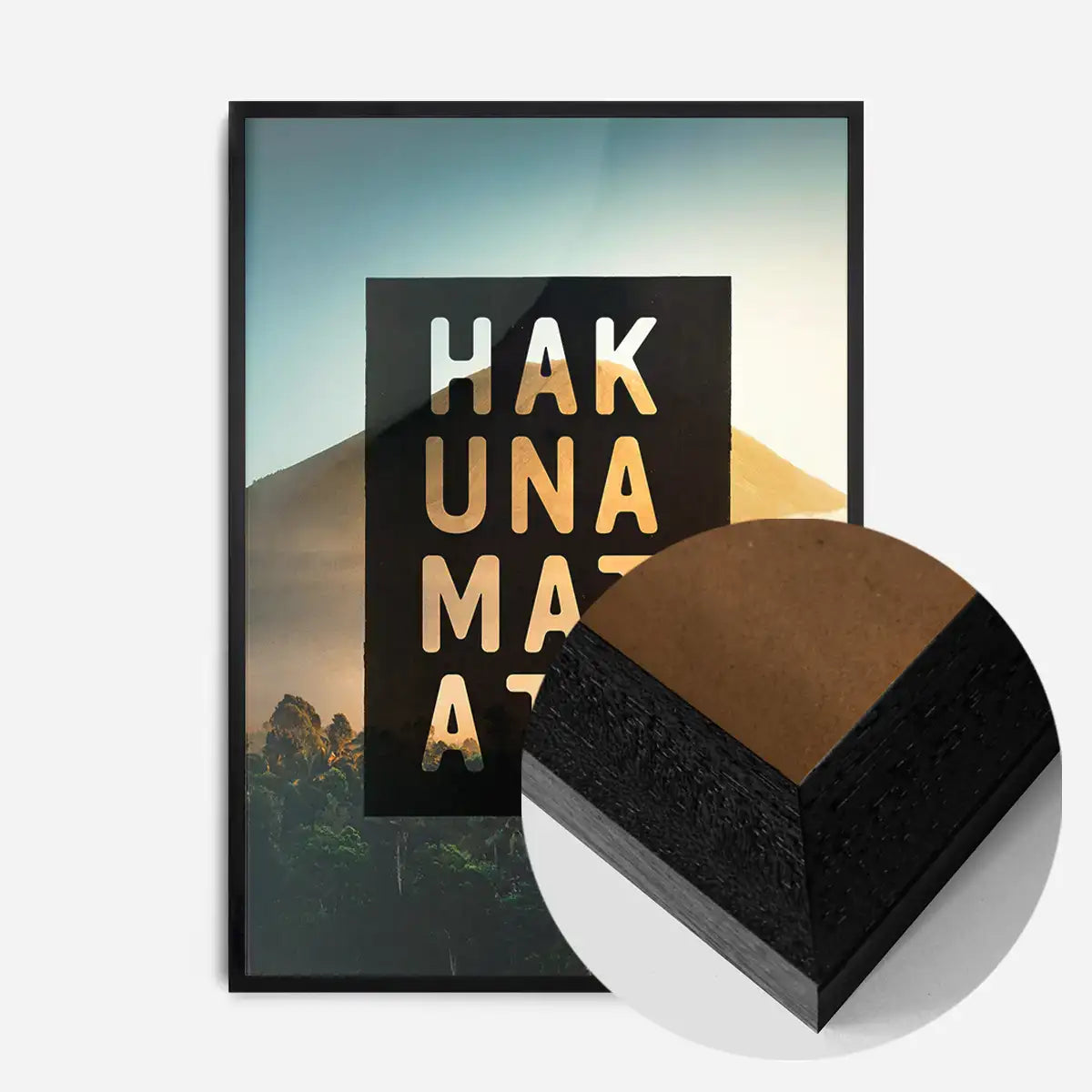 Hakuna Matata Quote Sunset Print
