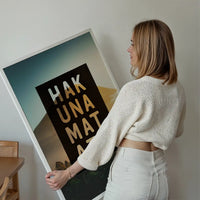 Hakuna Matata Quote Sunset Print