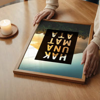 Hakuna Matata Quote Sunset Print