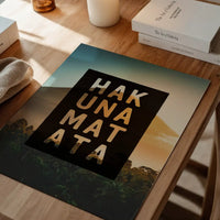 Hakuna Matata Quote Sunset Print
