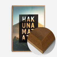 Hakuna Matata Quote Sunset Print