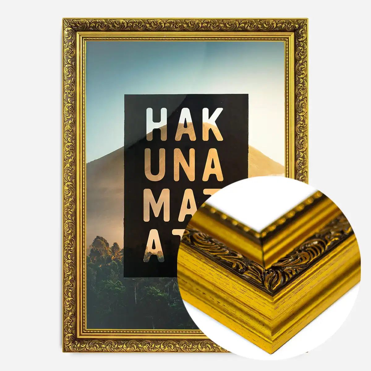 Hakuna Matata Quote Sunset Print