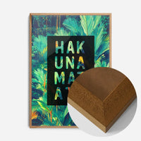 Hakuna Matata Quote Tropical Print