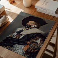 Gang Portrait LV Scarf Print