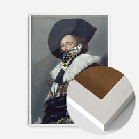 Gang Portrait LV Scarf Print