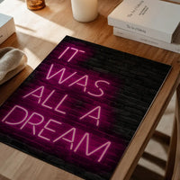 It Was All A Dream Neon Print Pink