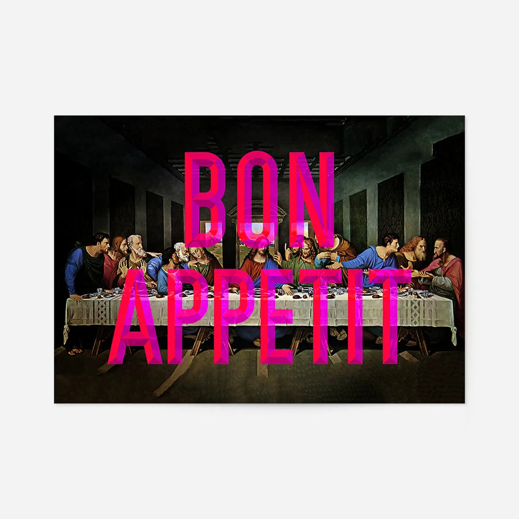 Bon Appetit Typography Print