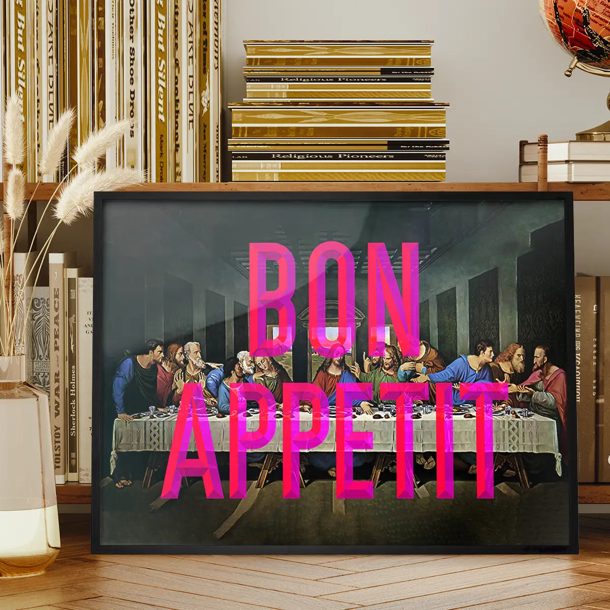 Bon Appetit Typography Print