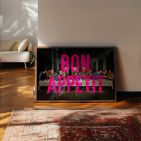 Bon Appetit Typography Print