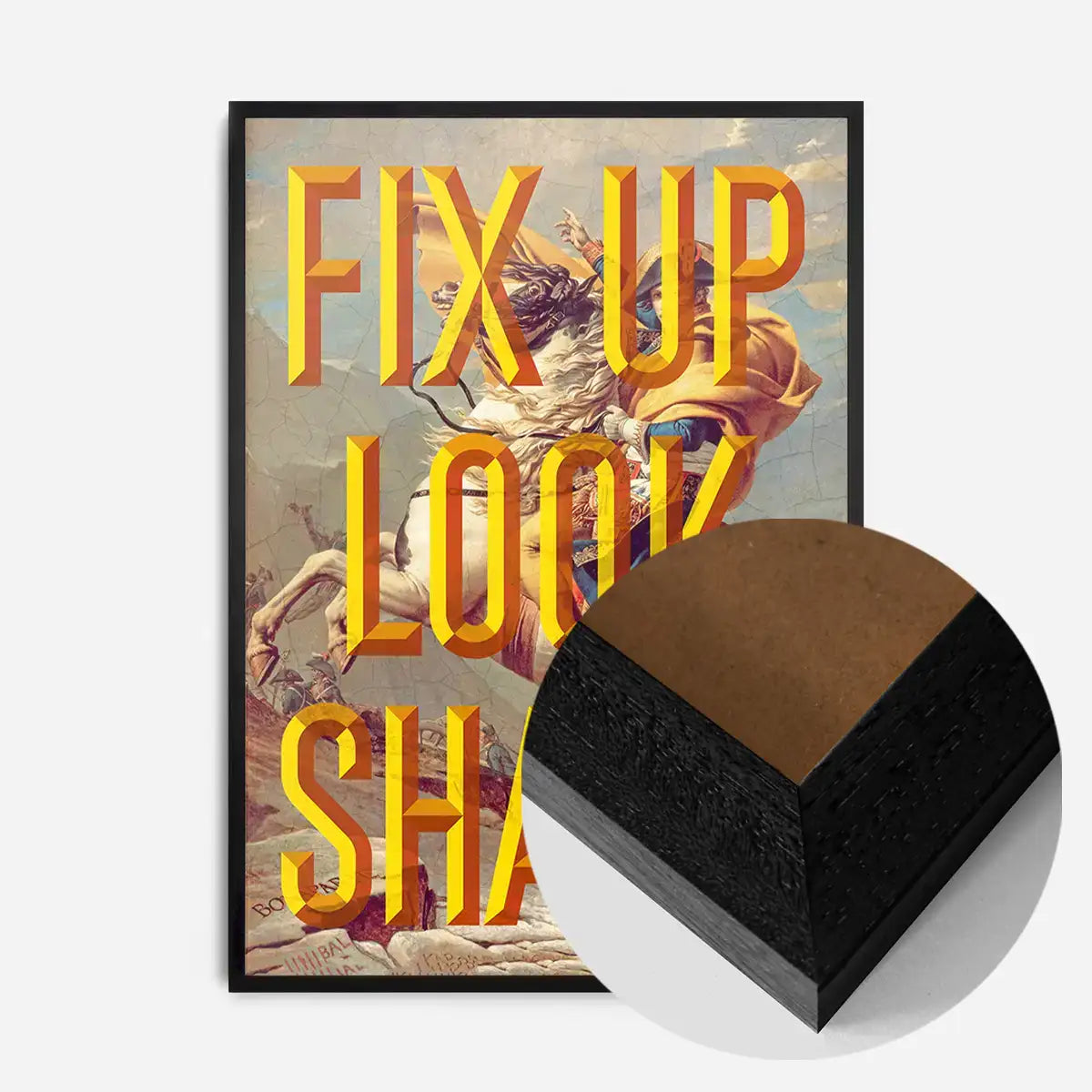 Fix Up Look Sharp Typography Print