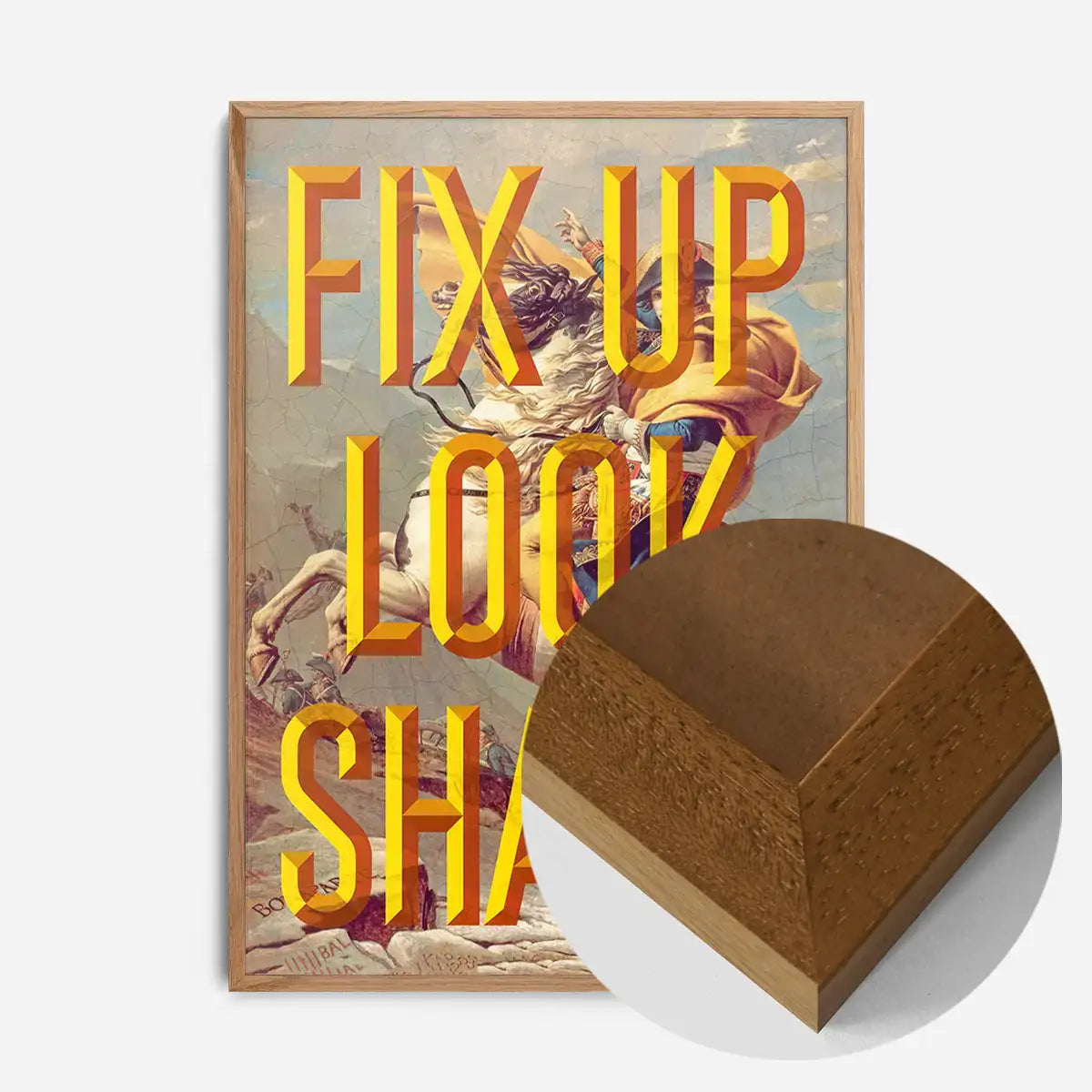 Fix Up Look Sharp Typography Print