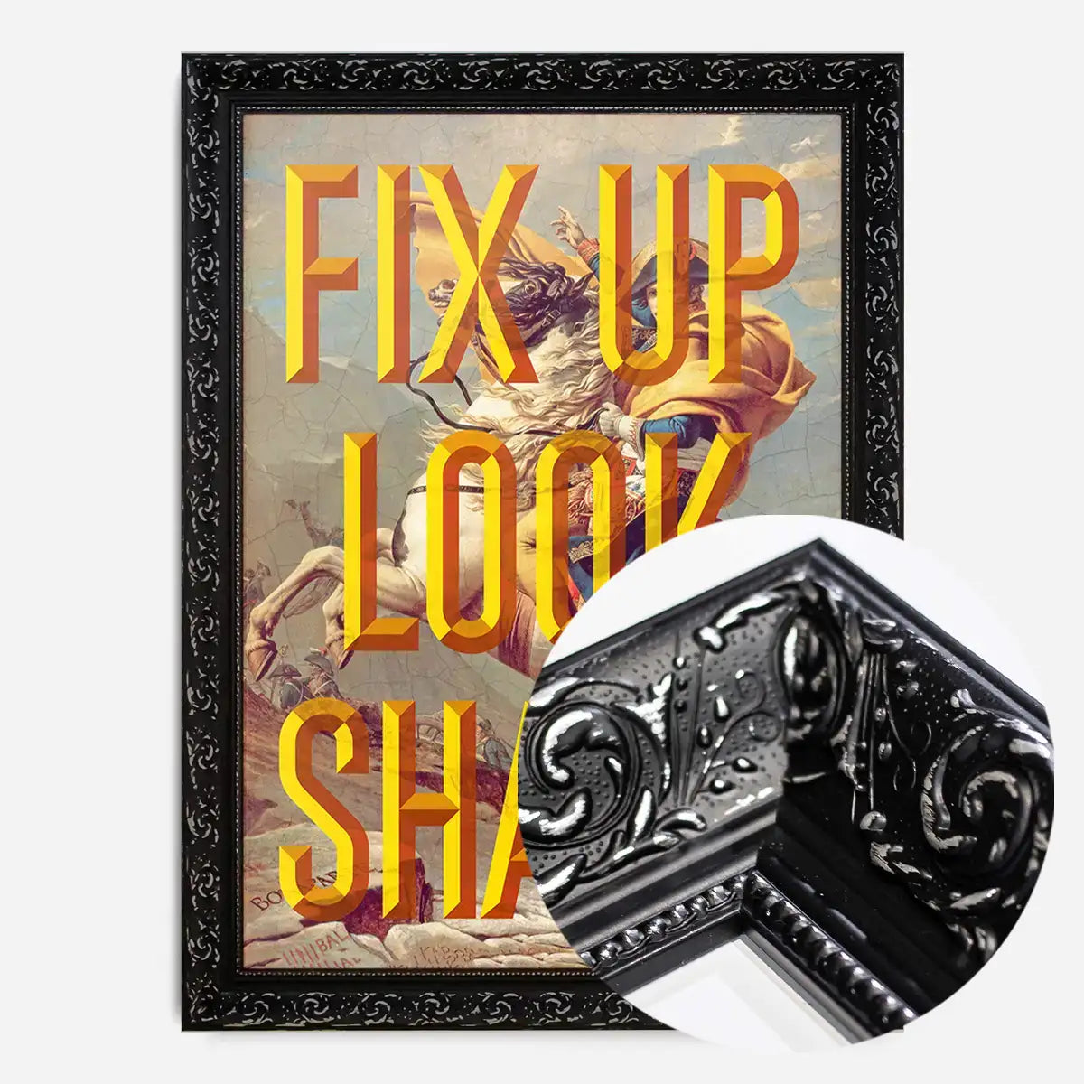 Fix Up Look Sharp Typography Print