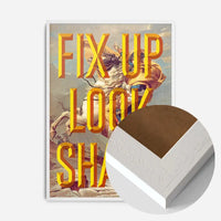 Fix Up Look Sharp Typography Print