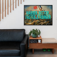 Harder Better Typography Print