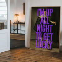 Get Lucky Typography Print
