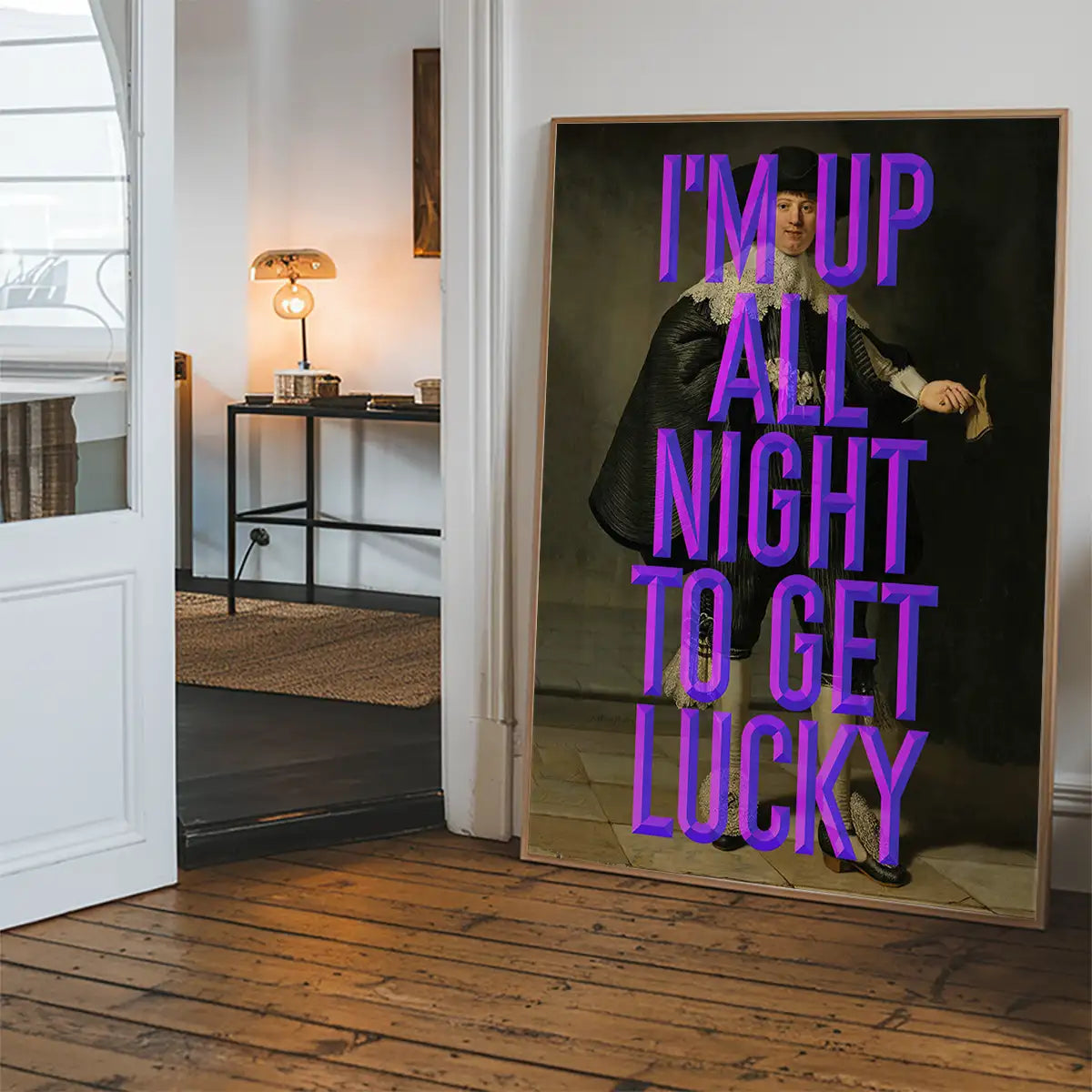 Get Lucky Typography Print