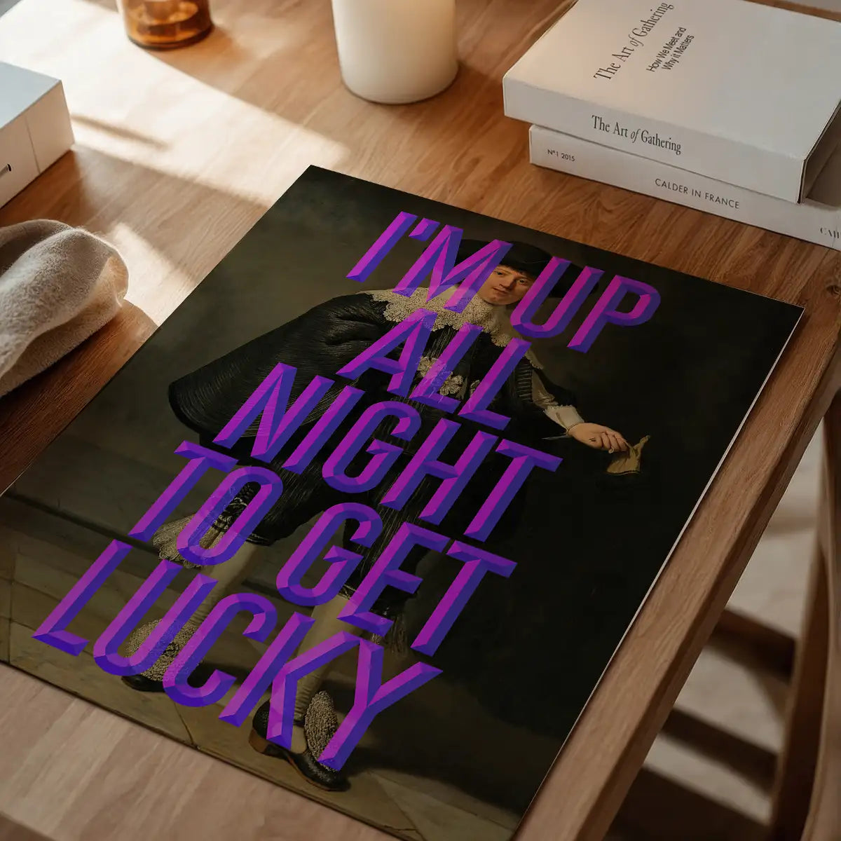 Get Lucky Typography Print