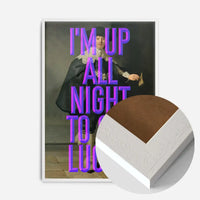 Get Lucky Typography Print