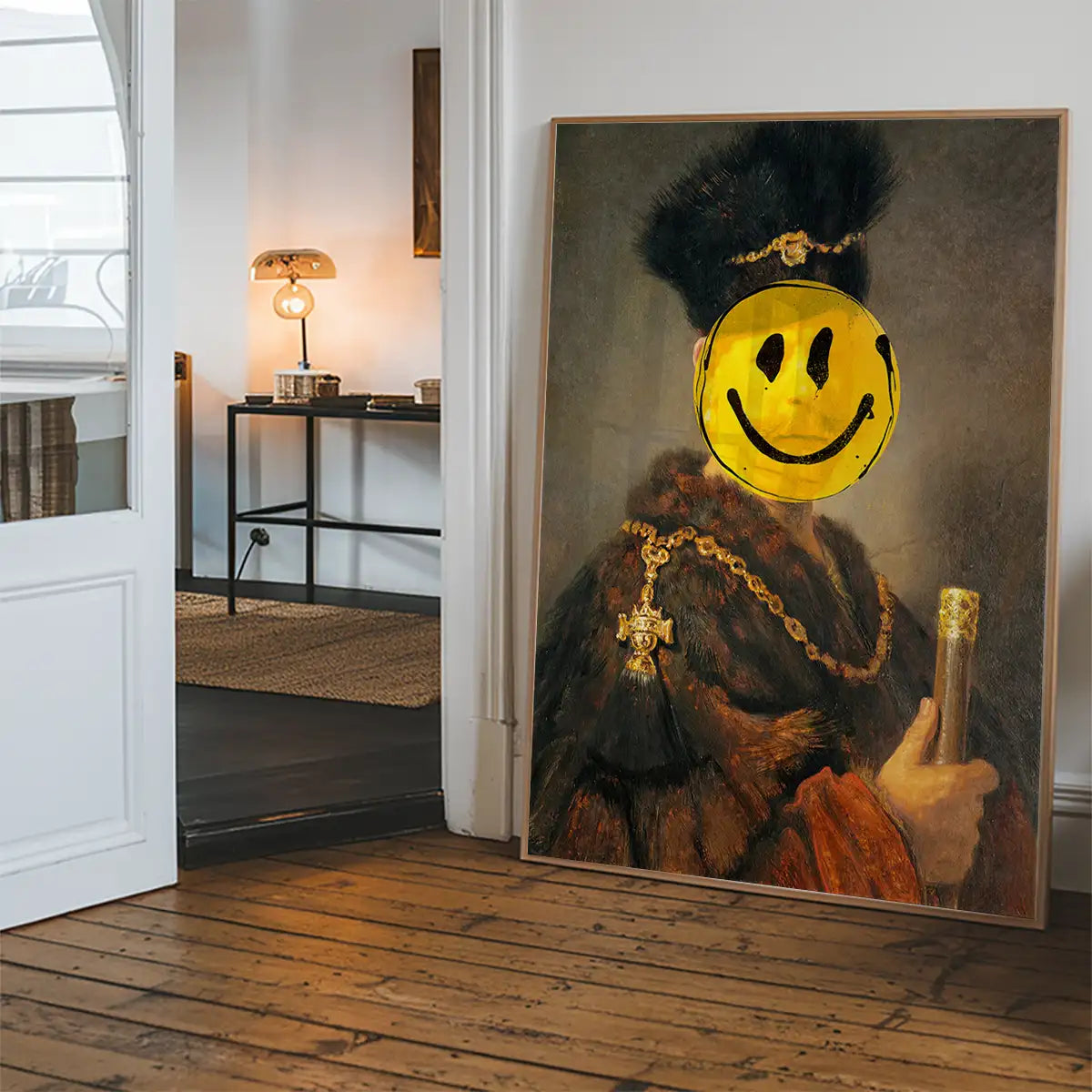 Nobleman Smiley Painting Print