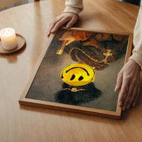 Nobleman Smiley Painting Print