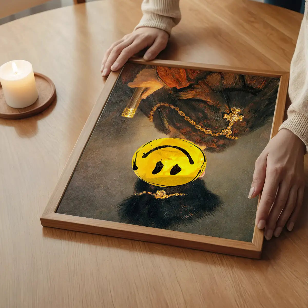 Nobleman Smiley Painting Print