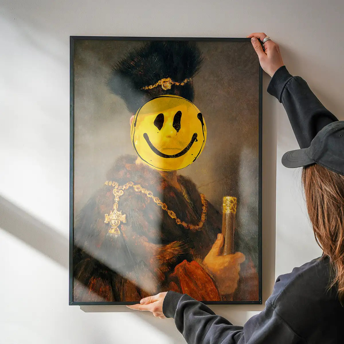 Nobleman Smiley Painting Print