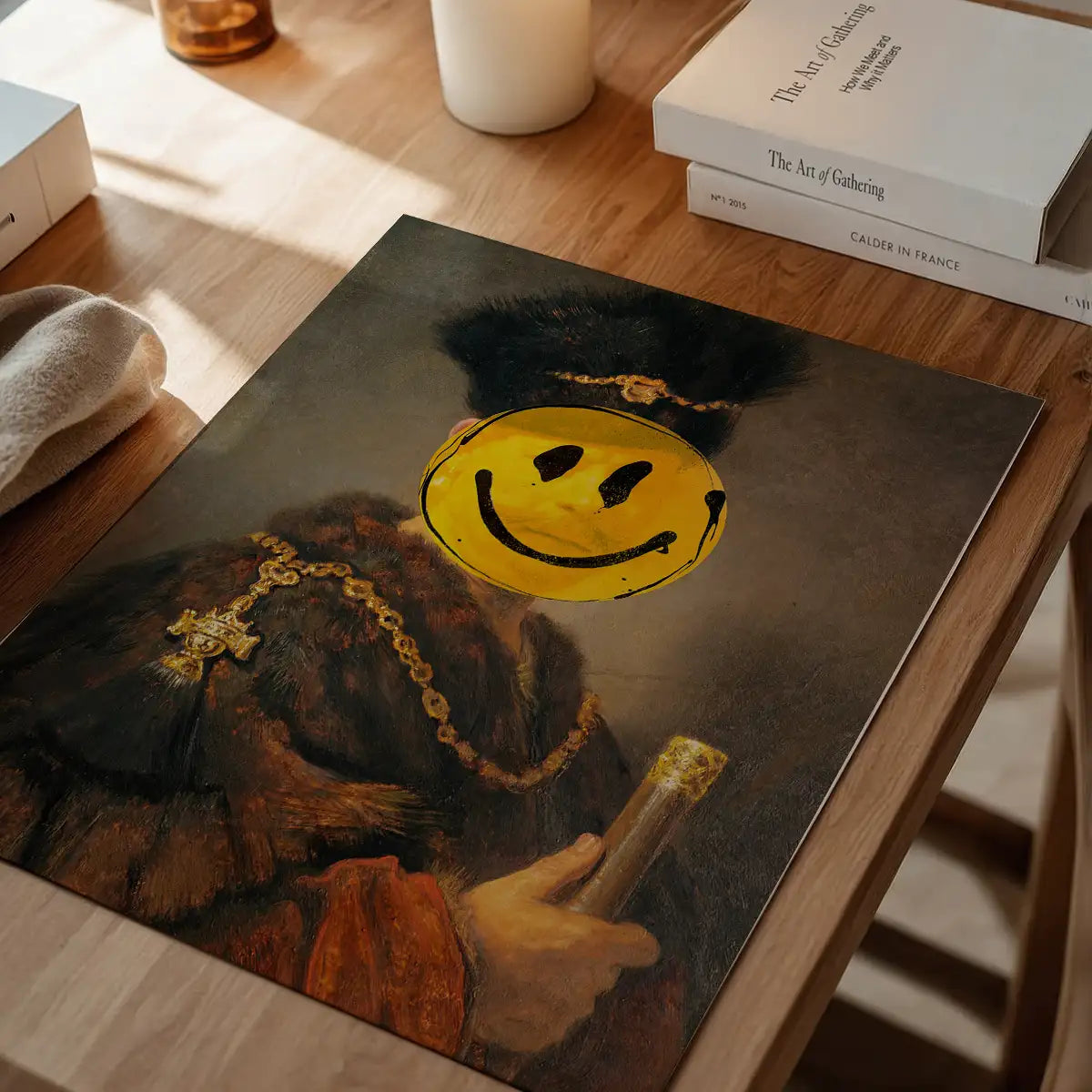 Nobleman Smiley Painting Print
