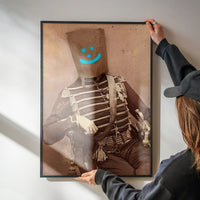 Smiley Soldier Vintage Print