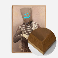 Smiley Soldier Vintage Print
