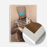 Smiley Soldier Vintage Print