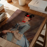 Lady With Minnie Ears Print