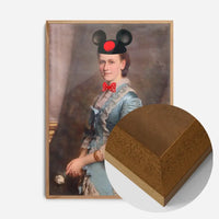 Lady With Minnie Ears Print