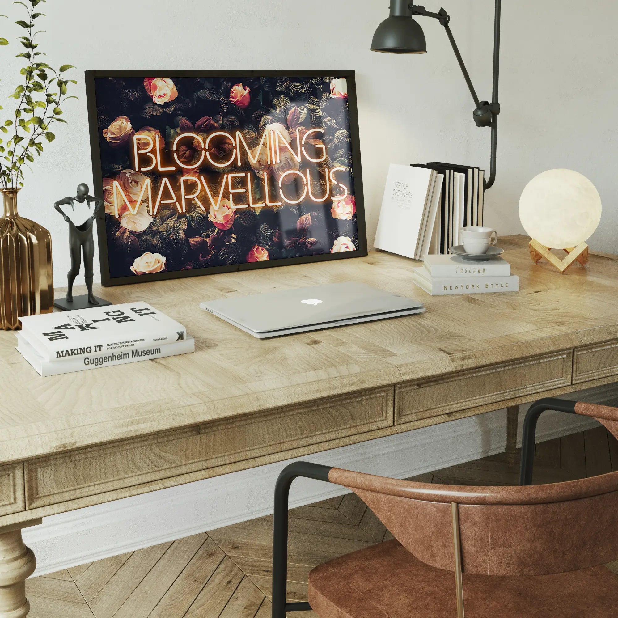 Blooming Mavellous Neon Print