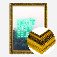 Dont Stop Believing Lyrics Neon Print