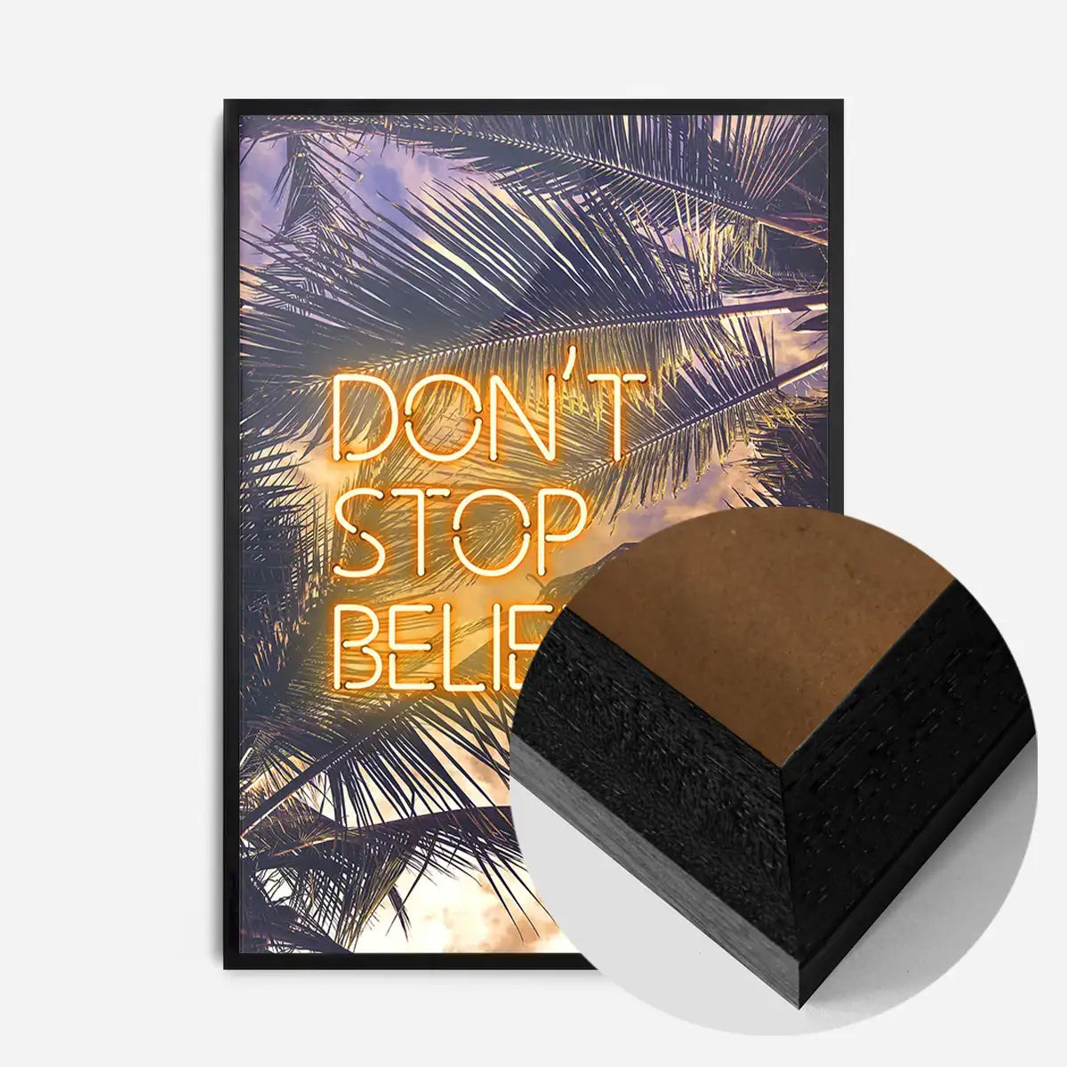 Dont Stop Believing Lyrics Neon Tropical Print