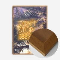 Dont Stop Believing Lyrics Neon Tropical Print