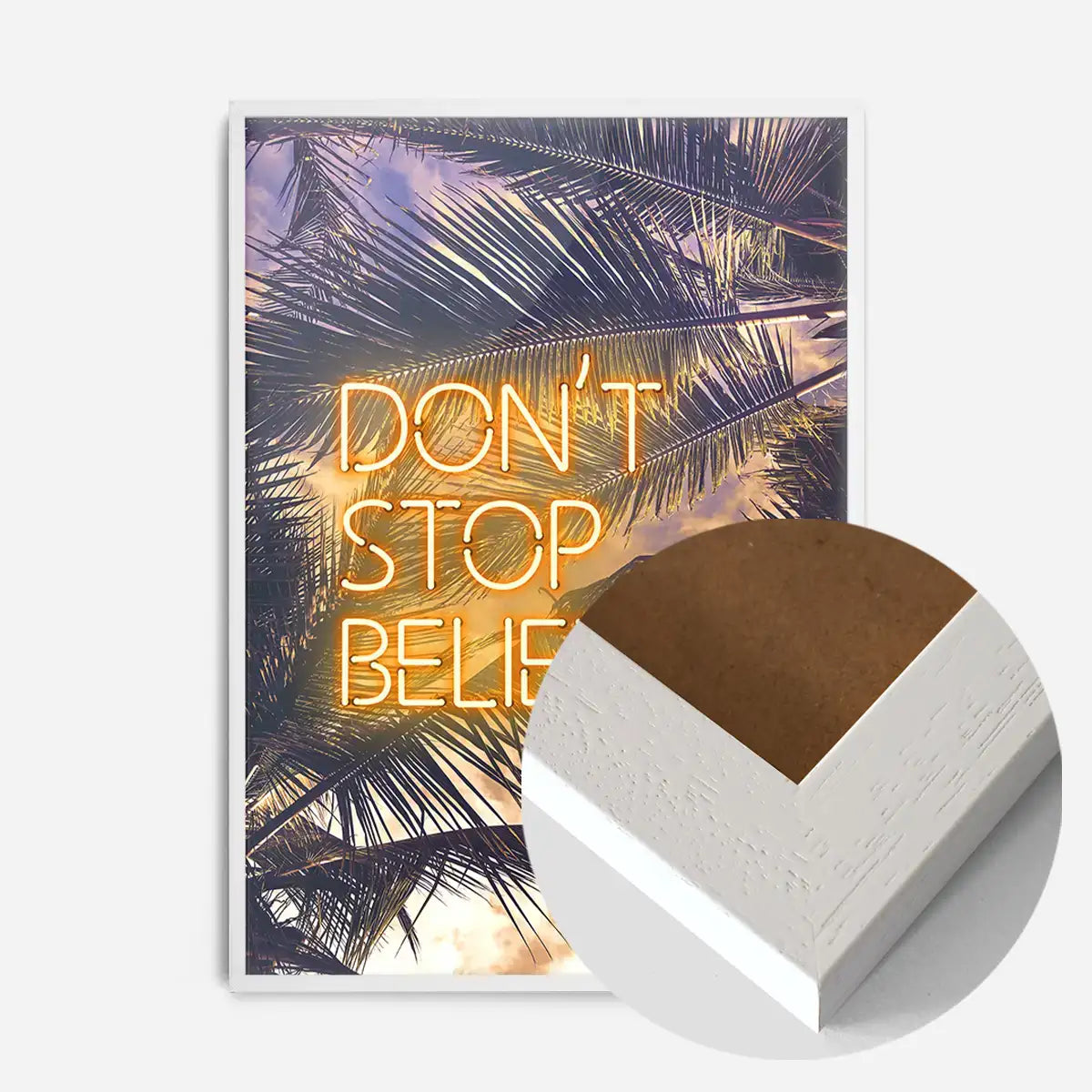 Dont Stop Believing Lyrics Neon Tropical Print