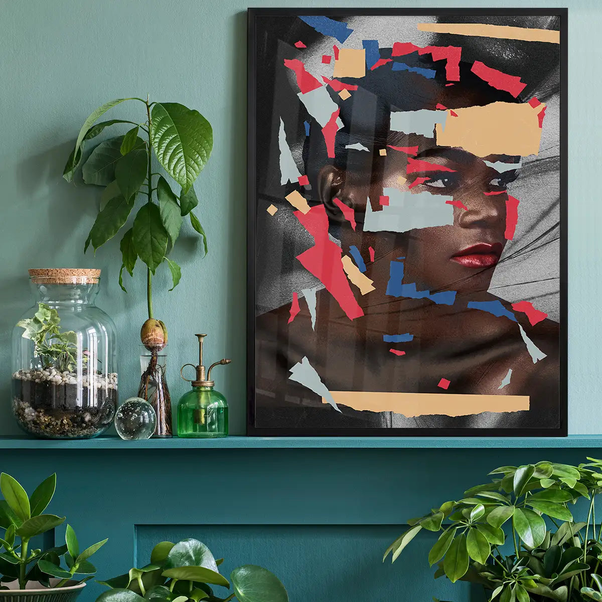 Paper Portrait Print