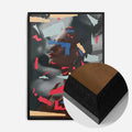 Black Wood Frame