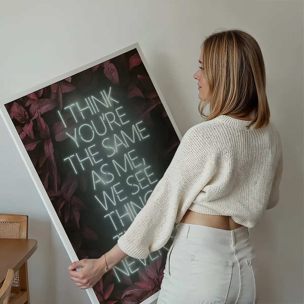 Live Forever Lyrics Print