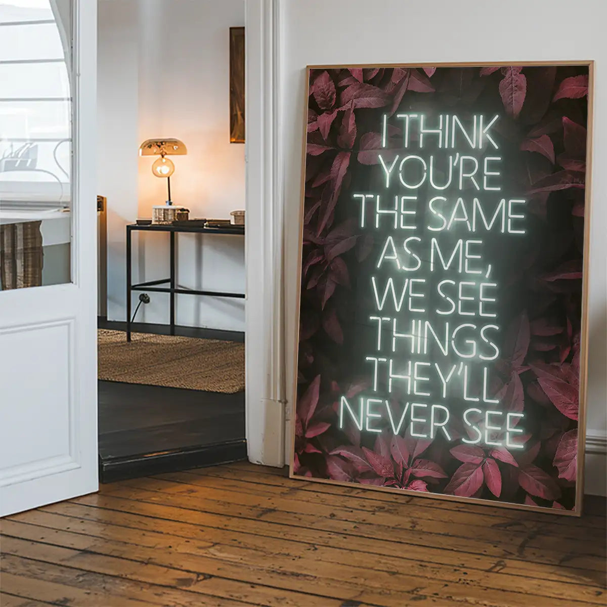 Live Forever Lyrics Print