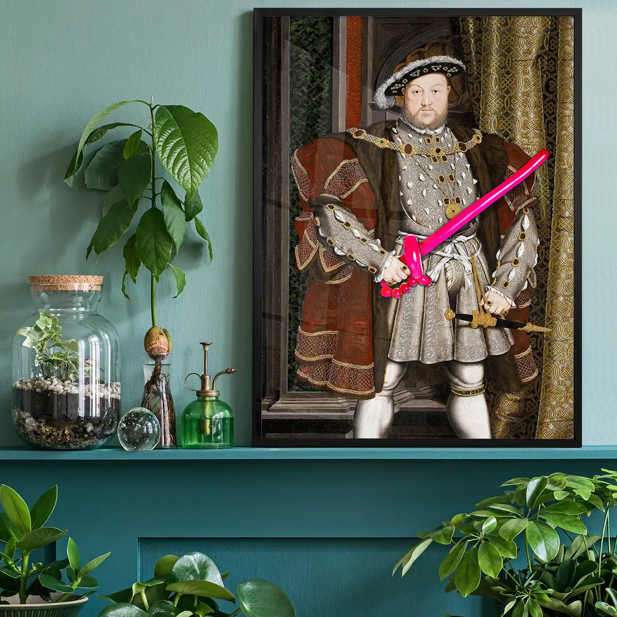 Henry VIII Balloon King Print