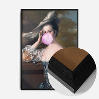 Bubblegum Lady Portrait Print